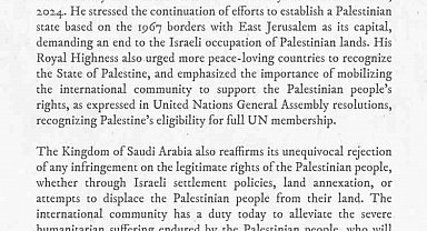 ABD Başkanı Trump'ın Gazze açıklamalarına bir tepki de Suudi Arabistan'tan geldi