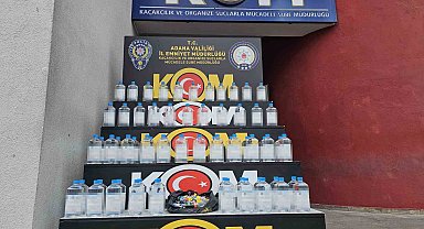 Adana'da kaçak içki operasyonu