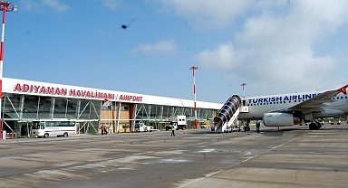 Adıyaman'da Ocak ayında 34 bin 286 kişi uçak yolculuğunu tercih etti