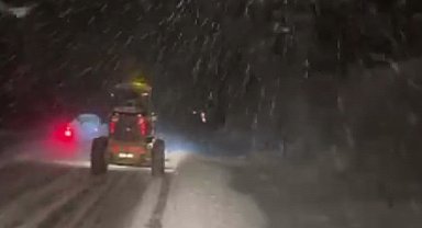 Adıyaman'da ulaşıma kar engeli