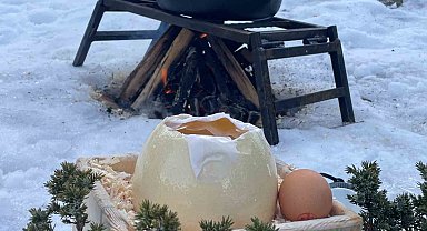 Ağrı Dağı'ndan geldi, Uludağ'da pişti