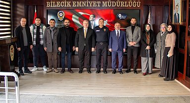 AK Parti heyetinden emniyet müdürlüğüne ziyaret