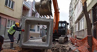 Akhisar'da yağmur suyu sorununa çözüm