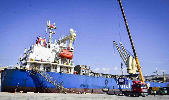 Akkuyu'ya 100. kargo gemisi ulaştı