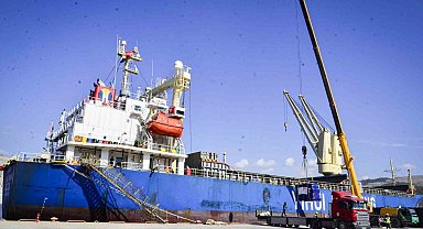 Akkuyu'ya 100. kargo gemisi ulaştı