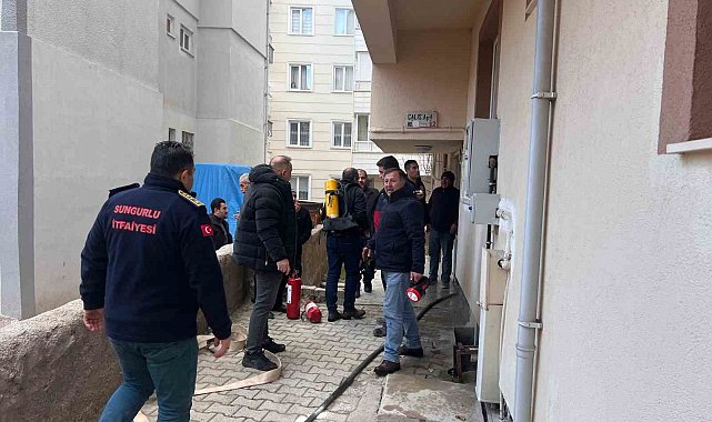 Alevlere teslim olan ev kullanılmaz hale geldi