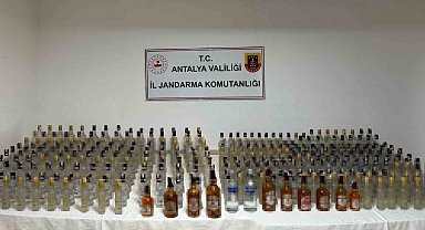 Antalya'da kaçak ve sahte alkol operasyonu
