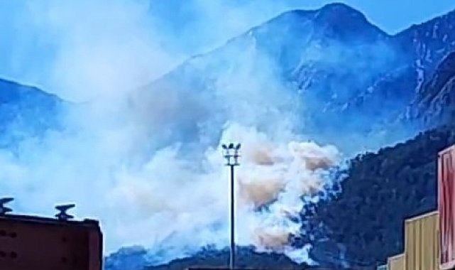 Antalya'da orman yangını
