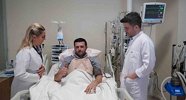 Aort damarı yırtılan Azerbaycanlı tır şoförü, Kastamonu'da yapılan ameliyatla sağlığına kavuştu