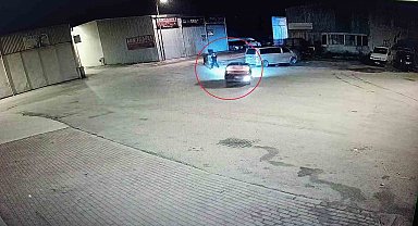 Arkadaşı drift atarken, o kamerayla kaydetti