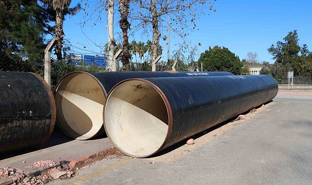 ASAT'tan Kepez'e içme suyu hattı takviyesi