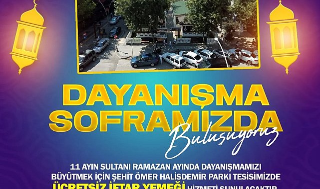 Atakum'da Ramazan sofrası