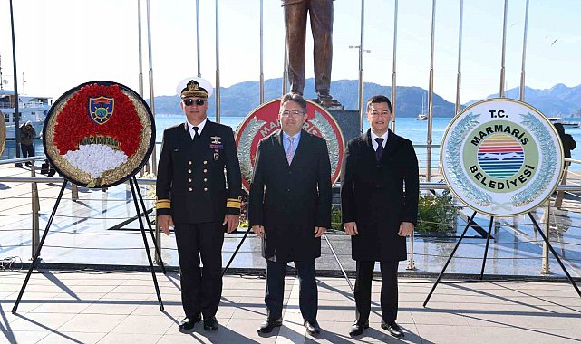 Atatürk'ün Marmaris'e gelişinin 90'ıncı yıl dönümü törenle kutlandı