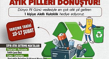 Atık pili getir, hediyeyi götür
