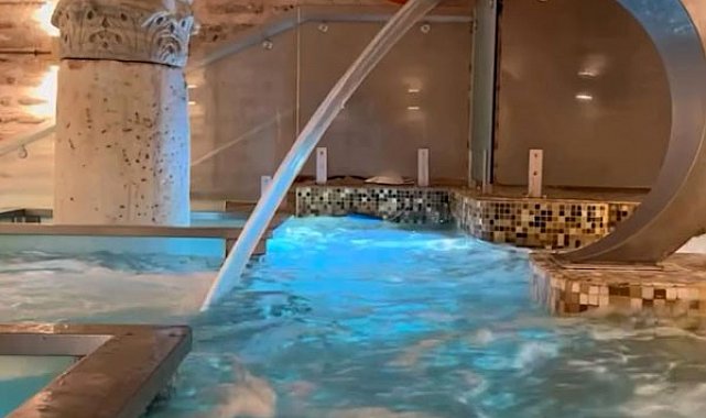 Ayasofya'daki bin 500 yıllık sarnıcı Hilton Otel masaj salonu olarak kullanıyor