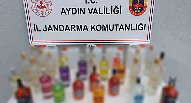 Aydın'da jandarma ekiplerinden kaçak içki operasyonu