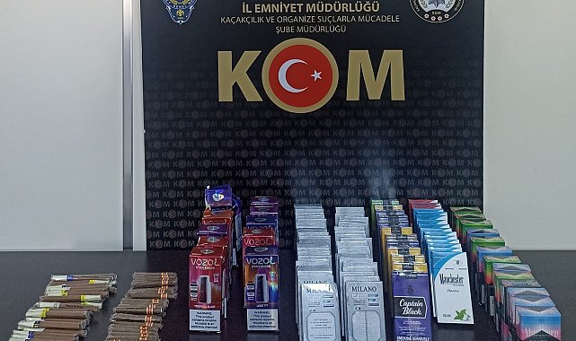 Aydın'da kaçak sigara operasyonu