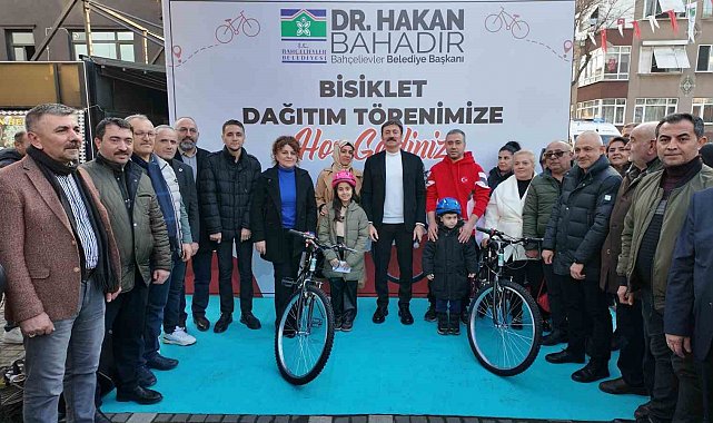 Bahçelievler Belediyesi 9. Bisiklet dağıtım törenini gerçekleştirdi