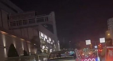 Bahçelievler'de asker eğlencesi yapan gruptan trafikte tehlikeli hareketler