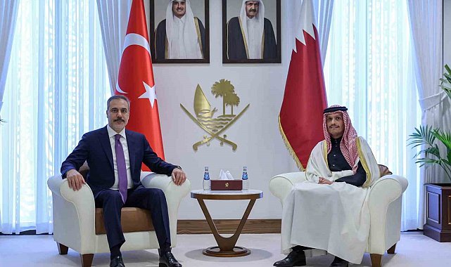 Bakan Fidan, Katar Başbakanı Al-Thani ile görüştü