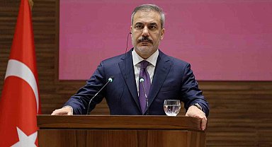 Bakan Fidan: "Filistin halkının Gazze'den sürülmesi projelerine tamamıyla karşıyız"