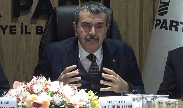 Bakan Tekin: "2024-2025 eğitim-öğretim yılında 9 bin 400 dersliğin 7 bin 500 tanesinin inşaatını tamamlayıp teslim ettik"