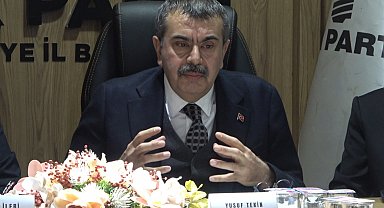 Bakan Tekin: "2024-2025 eğitim-öğretim yılında 9 bin 400 dersliğin 7 bin 500 tanesinin inşaatını tamamlayıp teslim ettik"