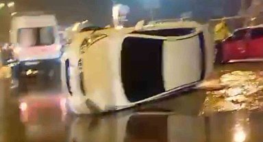 Bartın'da devrilen aracın sürücüsü kayıplara karıştı