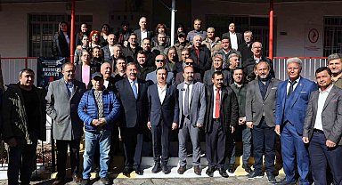 Başkan Aras Milas'ta inceleme ve ziyaretlerde bulundu