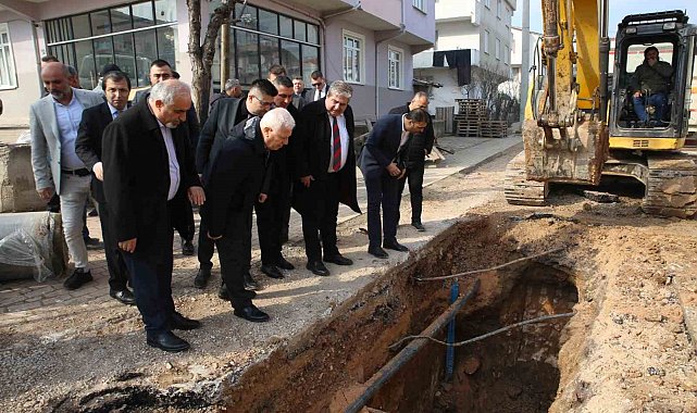 Başkan Bozbey: "İnegöllüler temiz suya kavuşacak"