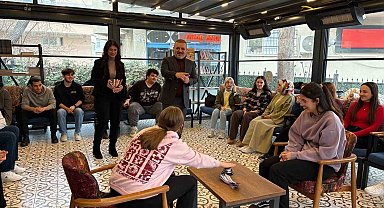 Başkan Ercan'dan Kitap Kafe'ye ziyaret