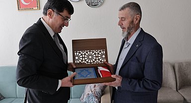 Başkan Eyüp Kahveci'den şehit ailesine anlamlı ziyaret