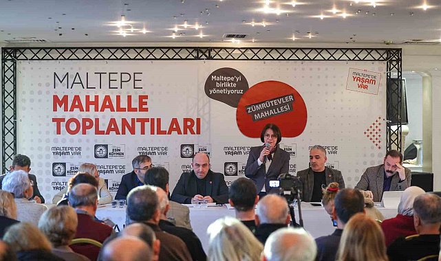 Başkan Köymen, Maltepe'nin en kalabalık mahallesine konuk oldu