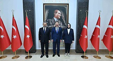 Başkan Şahin, Vali Hüseyin Aksoy'u makamında ziyaret etti