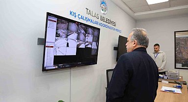 Başkan Yalçın kış çalışmalarını 'Koordinasyon Merkezi'nden yönetti