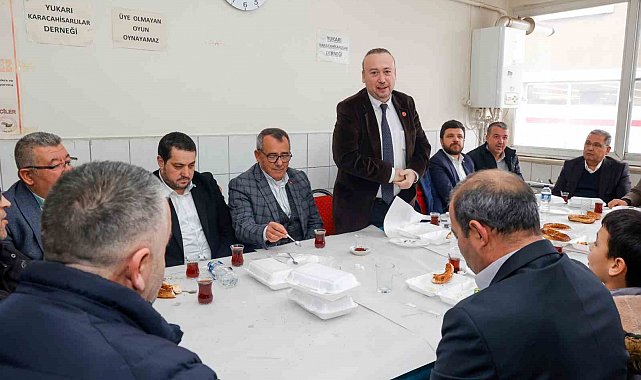 Başkan Yalım esnaflarla bir araya geldi