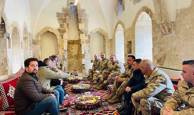 Batman'da jandarma denetleme ekibi, tarihi mekanları gezdi