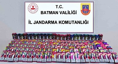 Batman'da kaçak elektronik sigaralar ele geçirildi