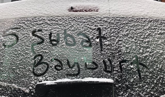 Bayburt'ta 3 gün kar yağışı bekleniyor