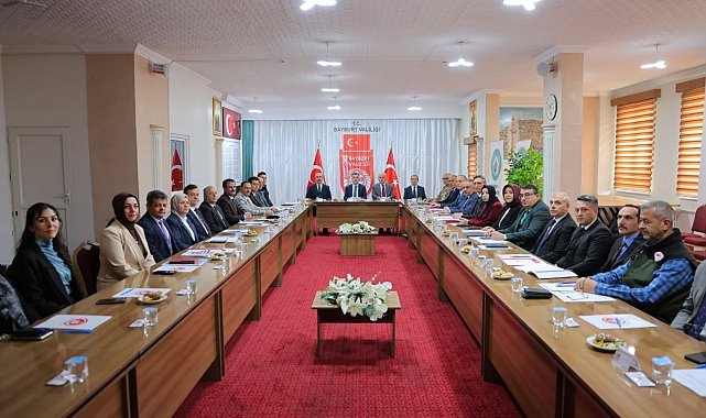 Bayburt'ta ailenin korunmasına ilişkin toplantı yapıldı