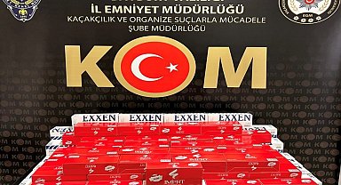 Bayburt'ta kaçak 20 bin adet boş makaron ele geçirildi