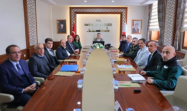 Bayburt'ta Tıbbi ve Aromatik Bitkiler Üretim Toplantısı gerçekleştirildi