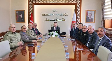 Bayburt'ta Üniversite Güvenlik Toplantısı yapıldı