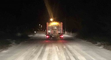 Belediye ekipleri gece boyunca teyakkuzda oldu