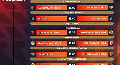 Beşiktaş - Trabzonspor maçının tarihi belli oldu