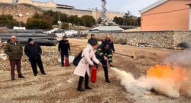 Bilecik Denetimli Serbestlik Müdürlüğünde yangın tatbikatı