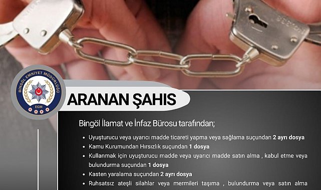 Bingöl'de 32 yıl kesinleşmiş hapis cezası bulunan şahıs yakalandı