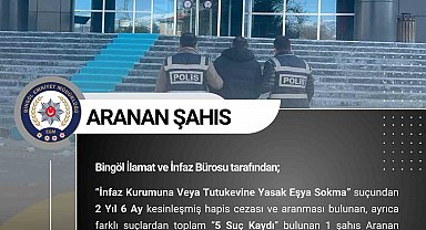 Bingöl'de kesinleşmiş hapis cezası bulunan 2 şüpheli tutuklandı