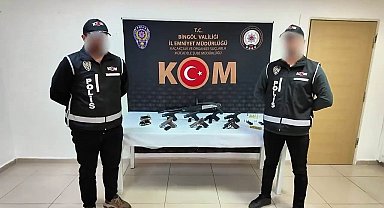 Bingöl'de ruhsatsız silah operasyonu: 4 şüpheli tutuklandı