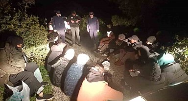Bodrum'da 17 düzensiz göçmen yakalandı